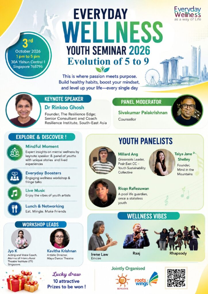 EveryDAY Wellness Youth Seminar 2026 flyer with registration QR code