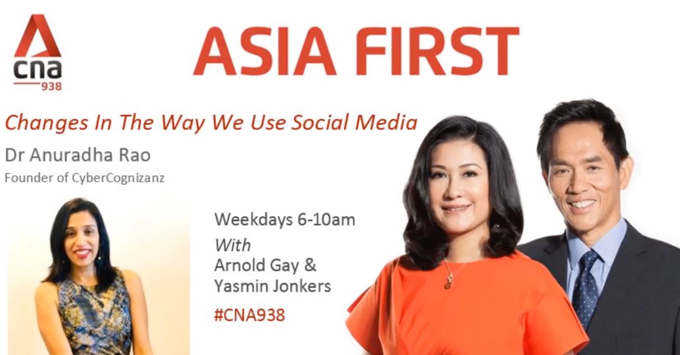 Asia First on CNA938: Changes in the Way We Use Social Media with Dr Anuradha Rao